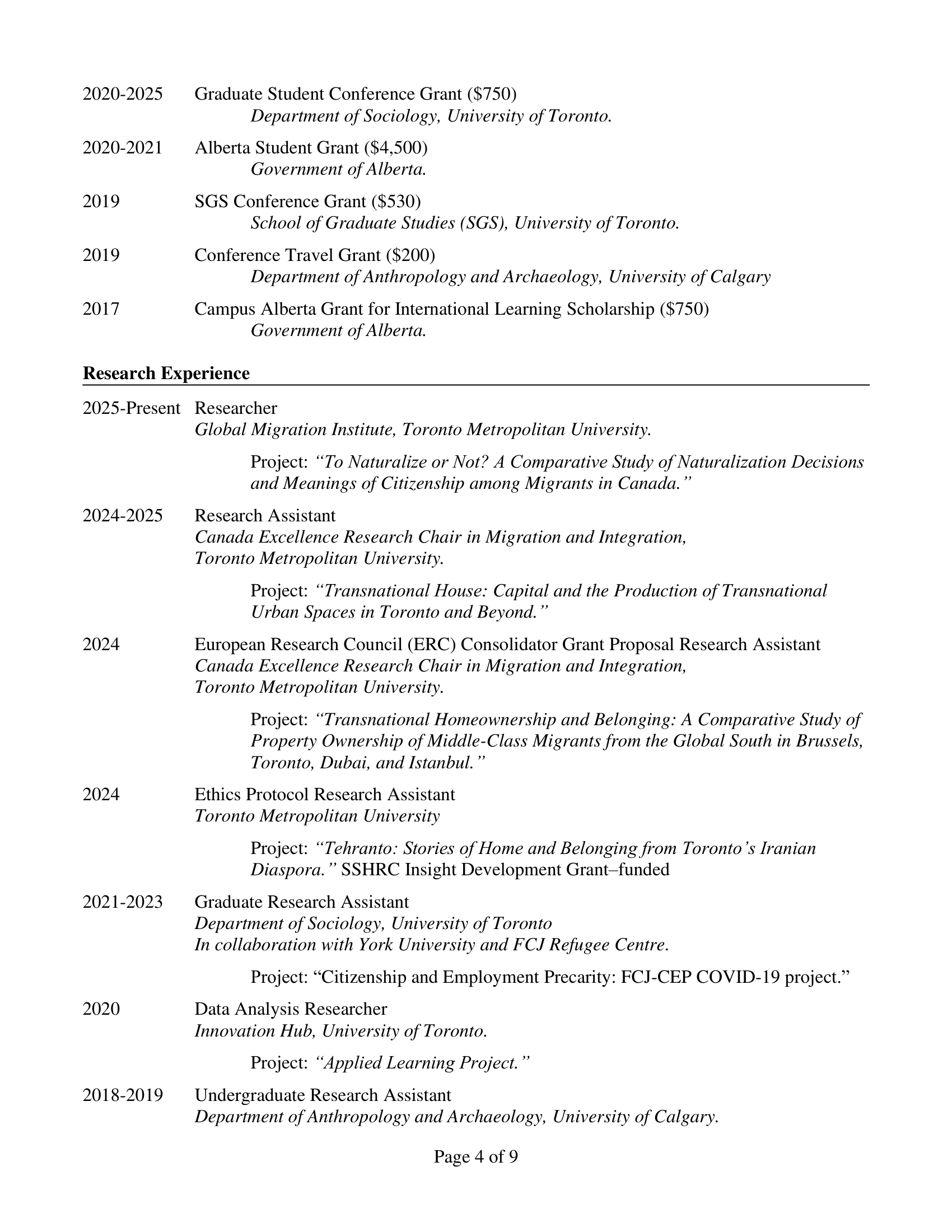 CV page 4