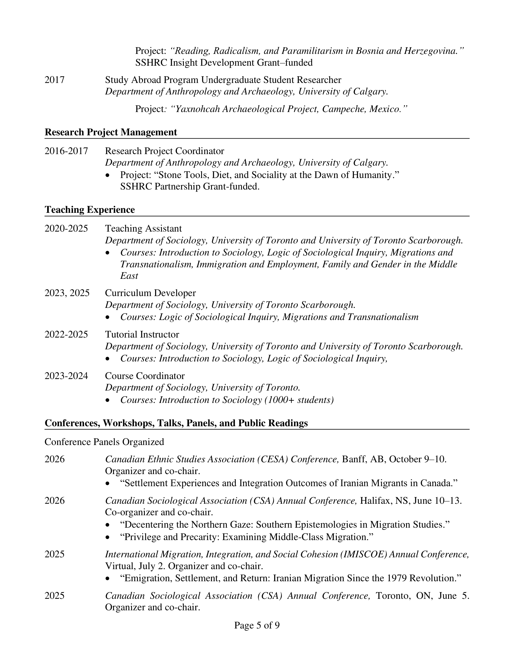 CV page 5