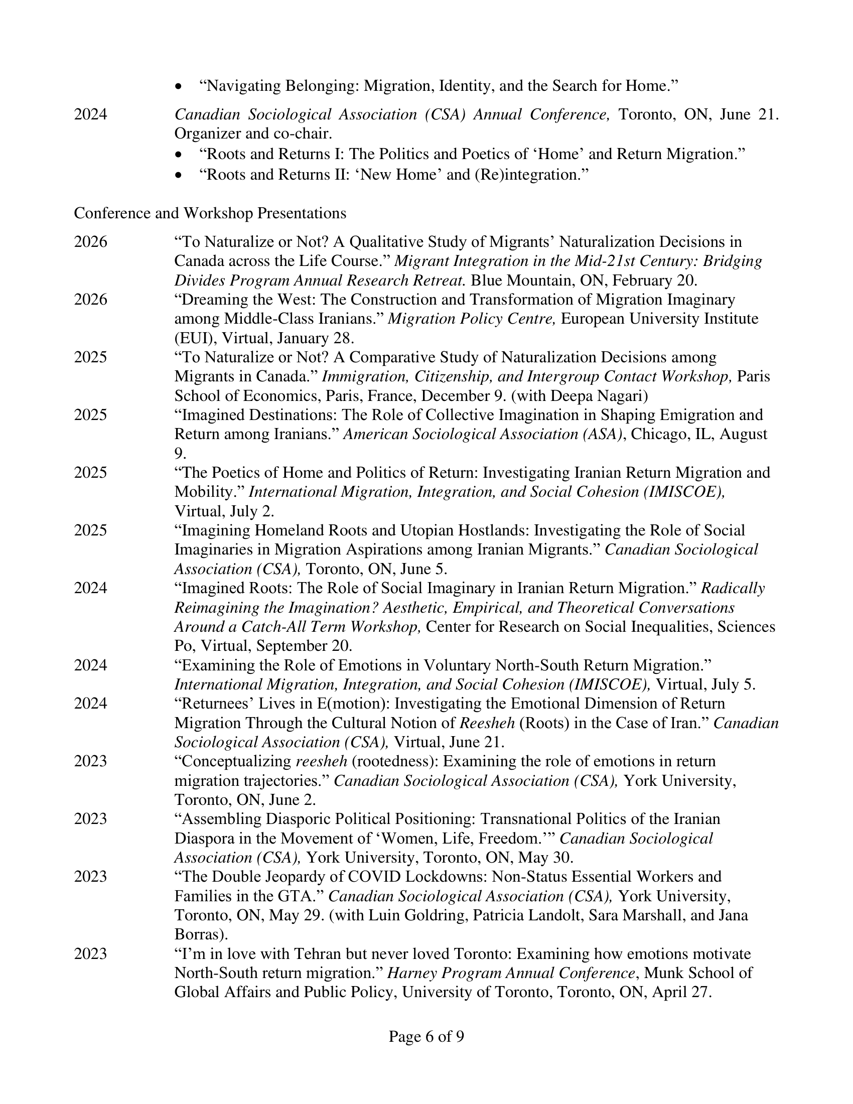 CV page 6